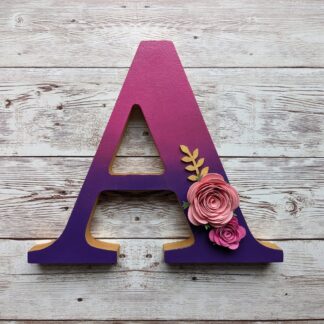 Standing letter A